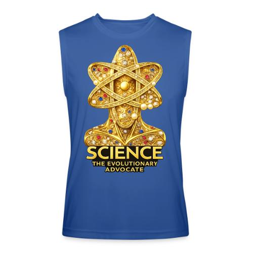 Science the Evolutionary Advocate - Men’s Performance Sleeveless Shirt