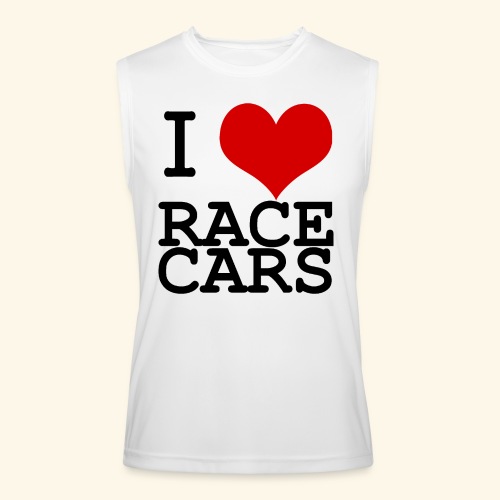 I Love Race Cars - Men’s Performance Sleeveless Shirt