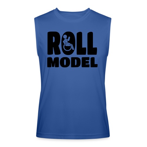 Wheelchair Roll model - Men’s Performance Sleeveless Shirt