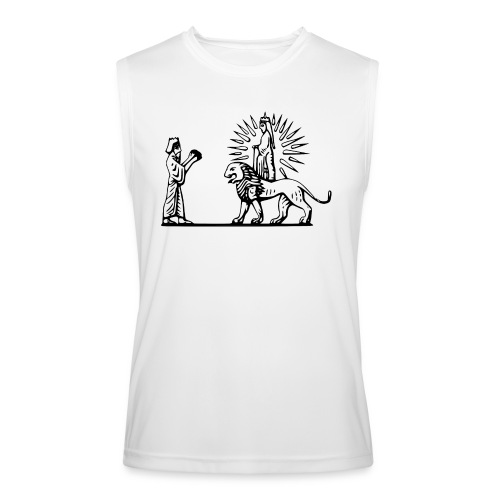Lion and Sun in Ancient Iran - Men’s Performance Sleeveless Shirt