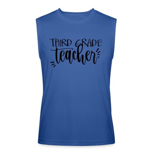 Third Grade Teacher T-Shirts - Men’s Performance Sleeveless Shirt
