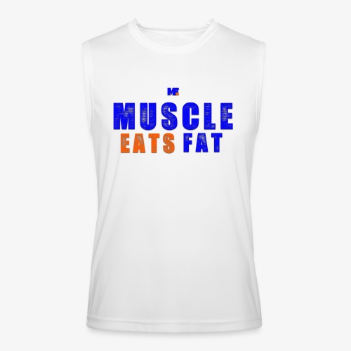 Muscle Eats Fat (NYK Edition) - Men’s Performance Sleeveless Shirt