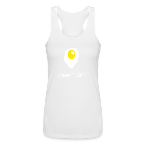 Existential Fried Egg - Women’s Performance Racerback Tank Top