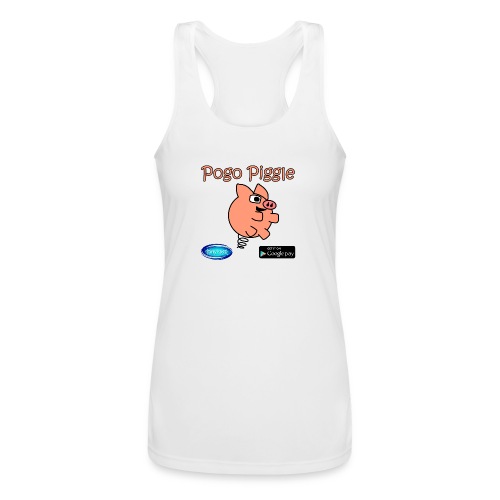Pogo Piggle - Women’s Performance Racerback Tank Top