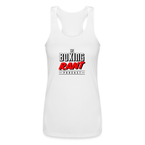 The Boxing Rant - Stack Logo - Women’s Performance Racerback Tank Top