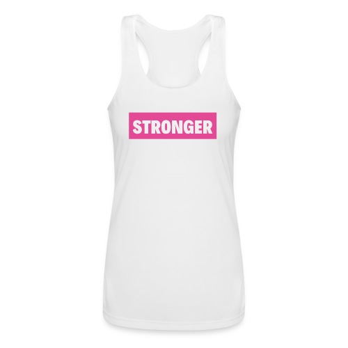 Stronger - Survivor - Women’s Performance Racerback Tank Top