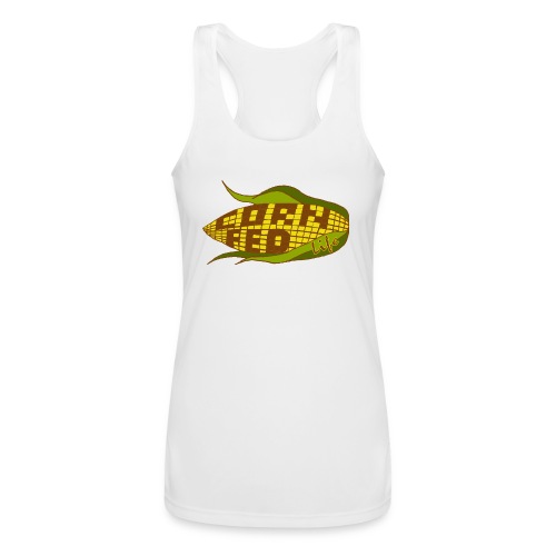 Corn Fed Logo - Women’s Performance Racerback Tank Top