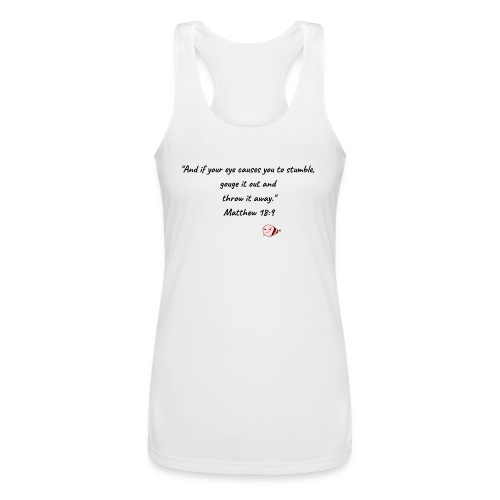 Gouge Out Them Eyes - Women’s Performance Racerback Tank Top