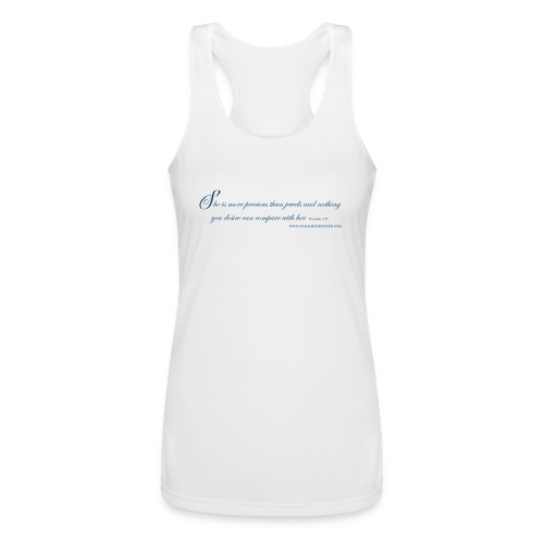 She Is More Precious - Women’s Performance Racerback Tank Top