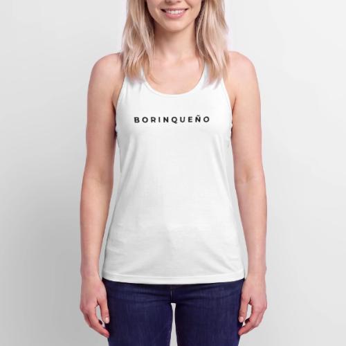 borinqueno logo - Women’s Performance Racerback Tank Top