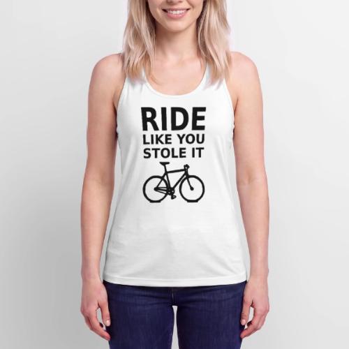 ride like you stole it - bicycle - Women’s Performance Racerback Tank Top