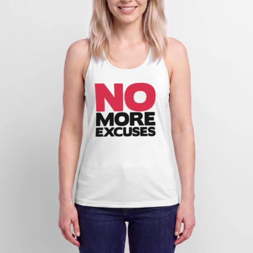 No More Excuses - Women’s Performance Racerback Tank Top