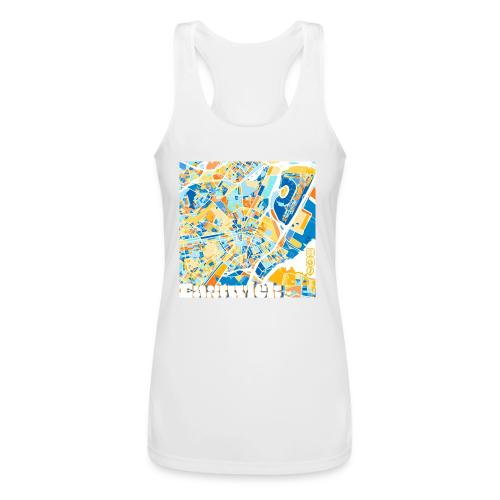 Elizabeth Block Map - Women’s Performance Racerback Tank Top