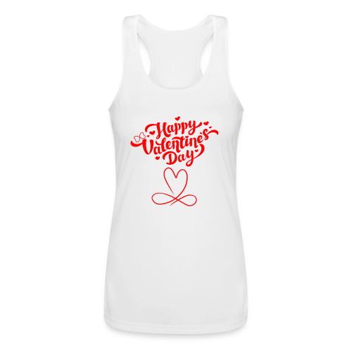 Valentine's Day Designs of Love and Infinity. - Women’s Performance Racerback Tank Top