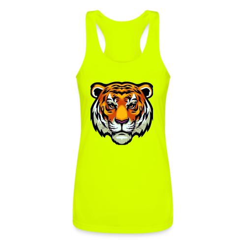 Tiger Fashion Feline Animal, Tiger Willing Success - Women’s Performance Racerback Tank Top