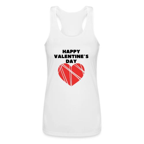 Valentine's Day Fashion February 14, Love Day. - Women’s Performance Racerback Tank Top