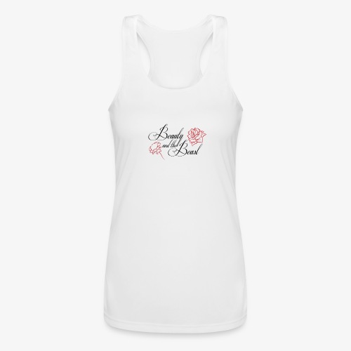 Beauty and the Beast - Women’s Performance Racerback Tank Top