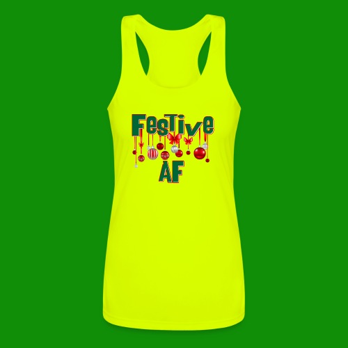 Festive AF - Women’s Performance Racerback Tank Top