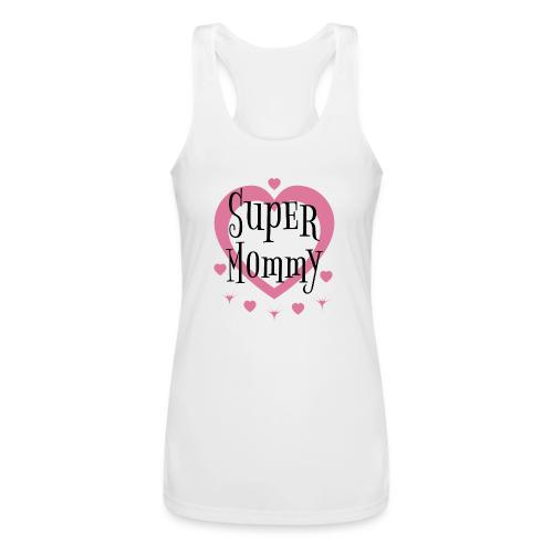 Empowered Super Mommy - Decor and Women's Wear - Women’s Performance Racerback Tank Top