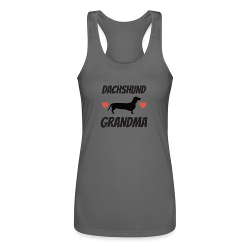 Dachshund Grandma - Women’s Performance Racerback Tank Top