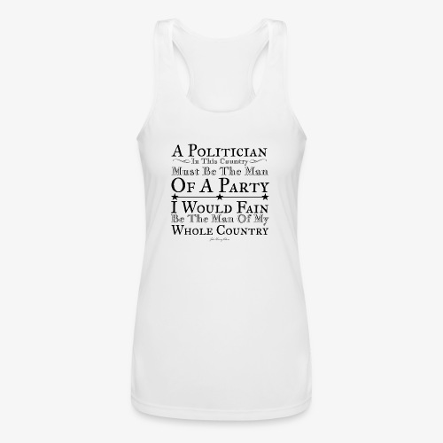 A Man of the Whole Country - Women’s Performance Racerback Tank Top