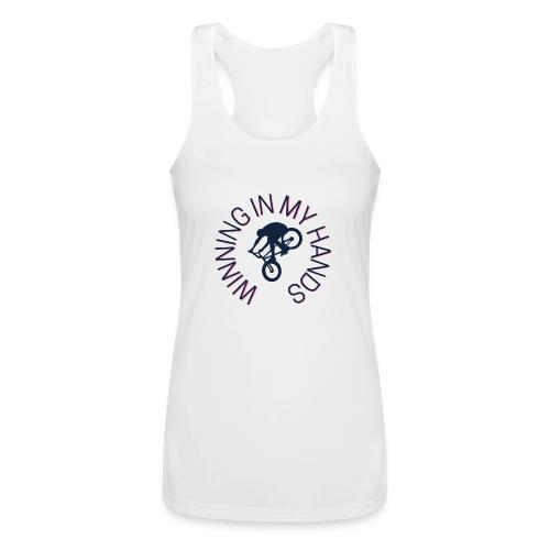 Winning Designs In My Hands Original - Women’s Performance Racerback Tank Top