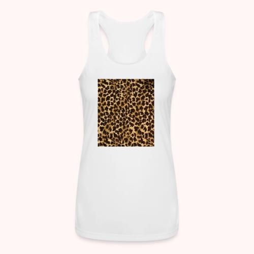 dark shaded leopard pattern - Women’s Performance Racerback Tank Top