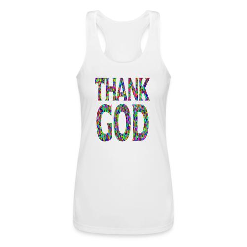 THANK GOD - Women’s Performance Racerback Tank Top