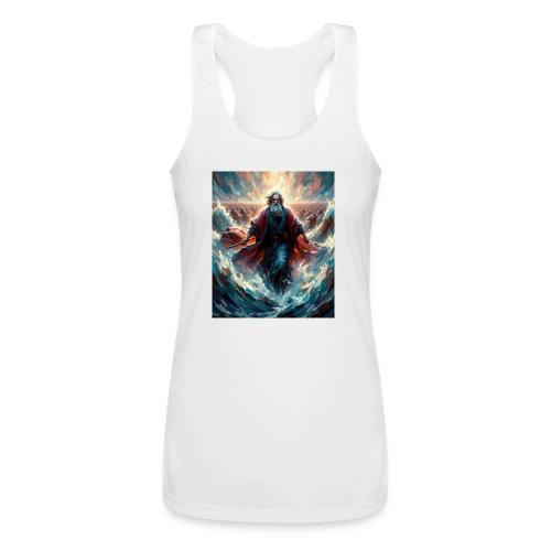 Moses and the great Exodus - Women’s Performance Racerback Tank Top