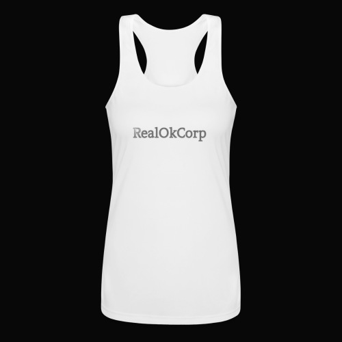RealOkCorp official 1 - Women’s Performance Racerback Tank Top