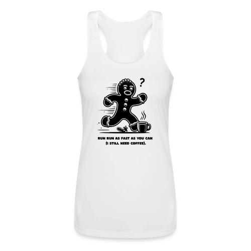 Gingerbread Man T-Shirt - Women’s Performance Racerback Tank Top