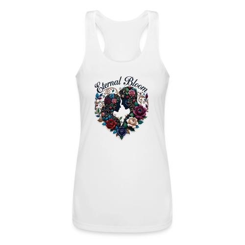 Eternal Bloom Embrace T-Shirt - Women’s Performance Racerback Tank Top