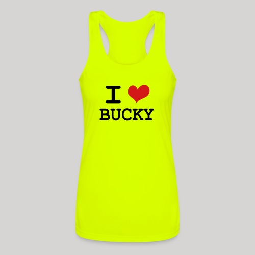 I heart Bucky - Women’s Performance Racerback Tank Top