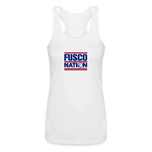 Fusco Nation with Eagle (250th Show Commemorative) - Women’s Performance Racerback Tank Top