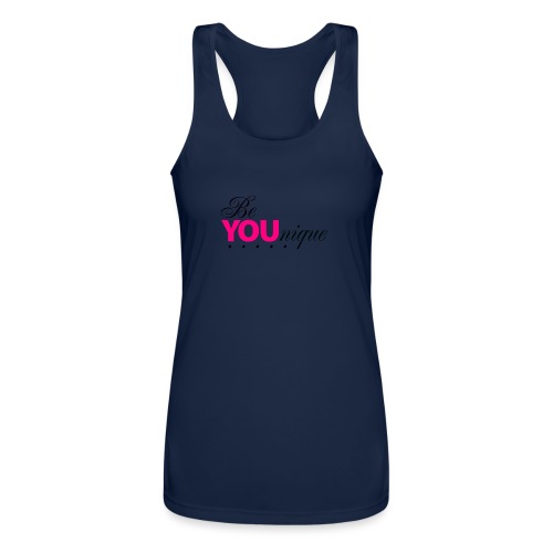 Be Unique Be You Just Be You - Women’s Performance Racerback Tank Top