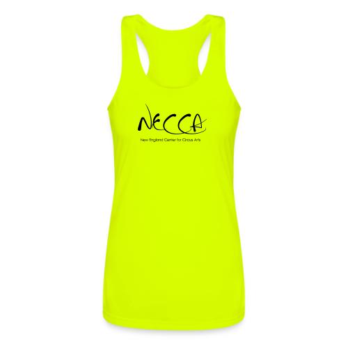 Black NECCA Logo - Women’s Performance Racerback Tank Top