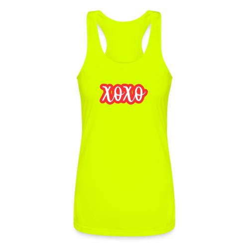 xoxo - Women’s Performance Racerback Tank Top