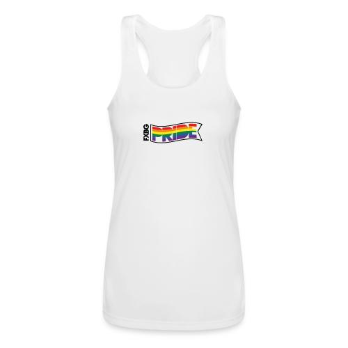 FXBG PRIDE Flag - Women’s Performance Racerback Tank Top