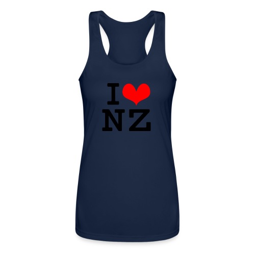 I Love NZ - Women’s Performance Racerback Tank Top