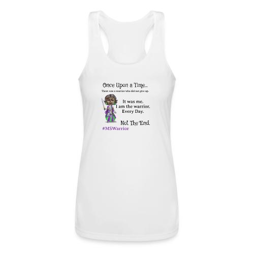 MS Warrior Woman - Women’s Performance Racerback Tank Top