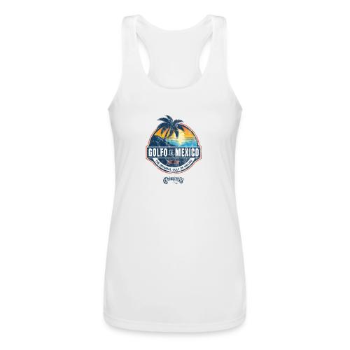 GOLFO DE MEXICO 1 WORN - Women’s Performance Racerback Tank Top