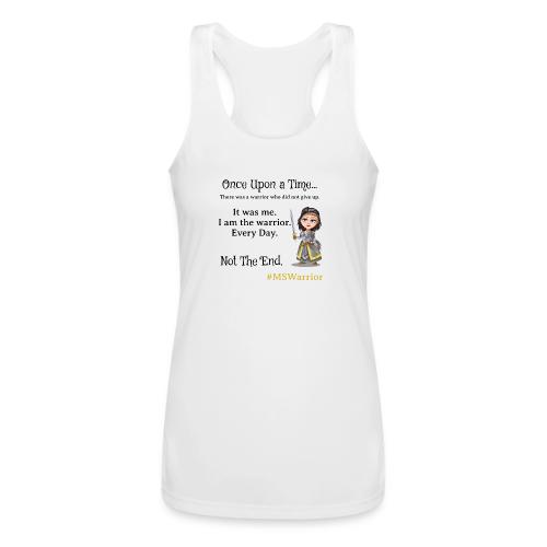 MS Warrior Woman - Women’s Performance Racerback Tank Top