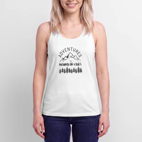 Adventures Mountain Vibes - Women’s Performance Racerback Tank Top