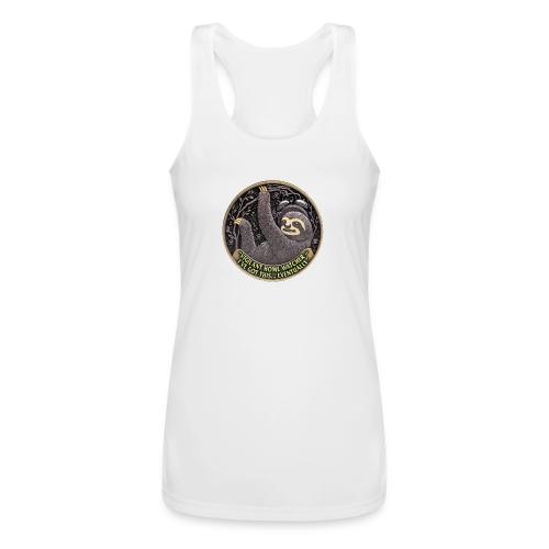 Sloth Home Watcher T Shirt - Women’s Performance Racerback Tank Top