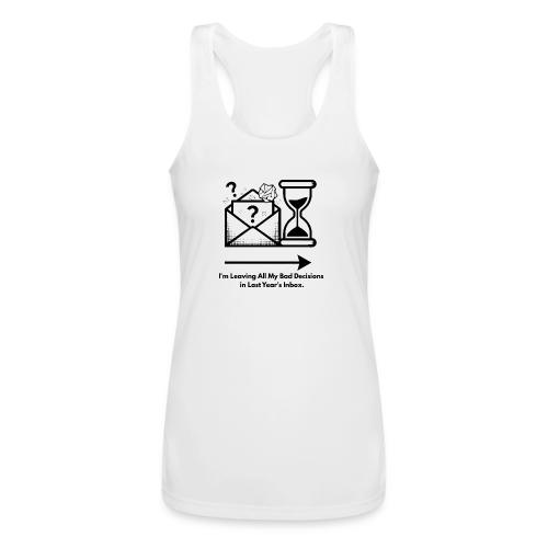 Last Year's Inbox T-Shirt - Women’s Performance Racerback Tank Top
