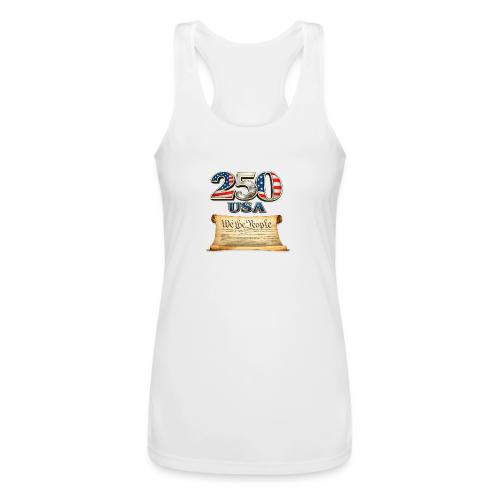 250th anniversary celebration of America - Women’s Performance Racerback Tank Top