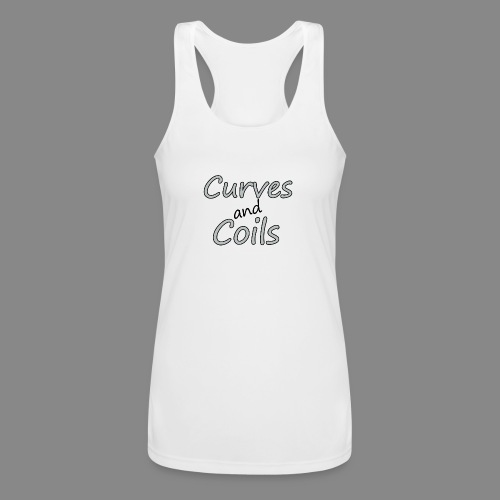Curves and Coils - Women’s Performance Racerback Tank Top