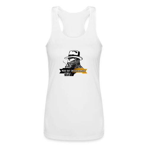 Mob Out Ent Logo - Women’s Performance Racerback Tank Top