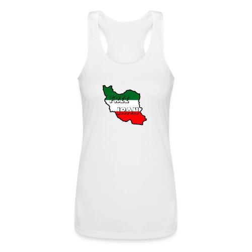 Free Iran - Women’s Performance Racerback Tank Top