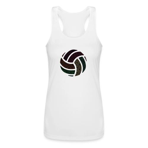 Colorful Volleyball - Women’s Performance Racerback Tank Top